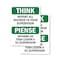 Signmission Safety Culture Sign, 5 in Width, Vinyl Decal, Rectangle OS-2PACK-TS-D-57-L-11857 - alternate 1